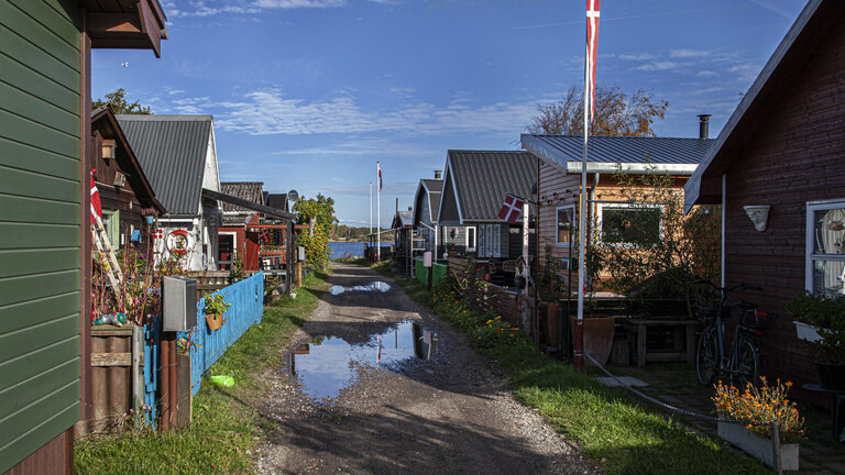 Fjordbyen i Aalborg: Her er et lille skur i høj kurs