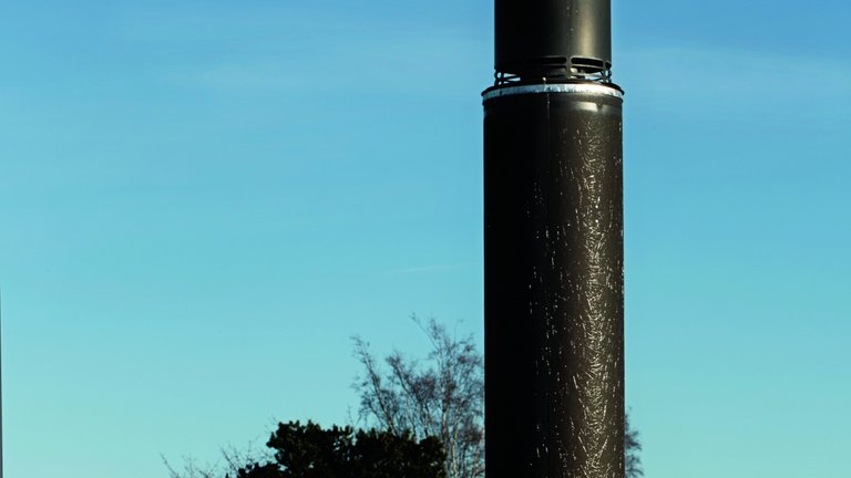 BlueChimney røgsuger i skorsten