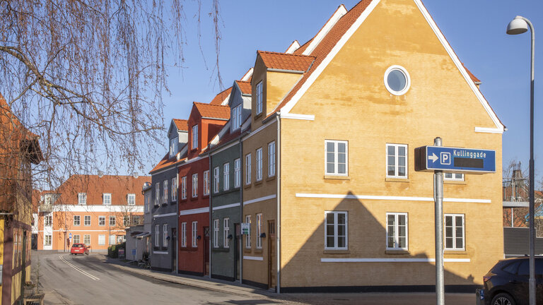 De fire byhuse i Kullinggade 3-9, Svendborg