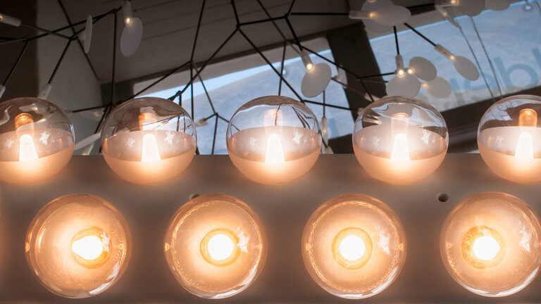 Loftslampe med LED-pærer