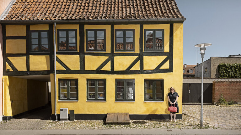 Røde og Agnes hus fra Matador ligger i Køge