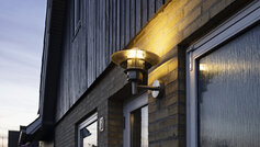 Udendørs lampe med bevægelsessensor