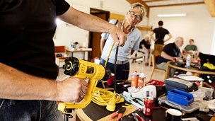 Der er kø til reparatørerne i Fensmark