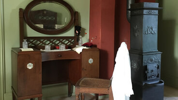 Toiletbord på Frilandsmuseet