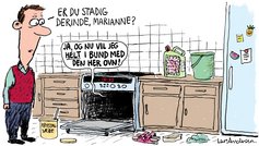 rengøring af ovn tegning